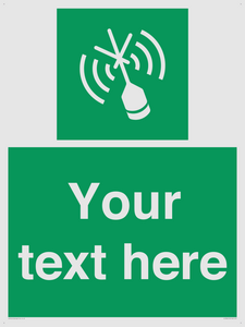 Custom sign safe condition Emergency position beacon